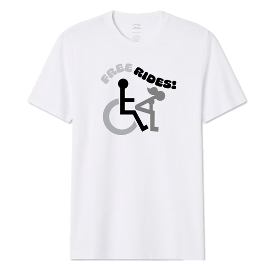 Short sleeve t-shirt/Free Rides!