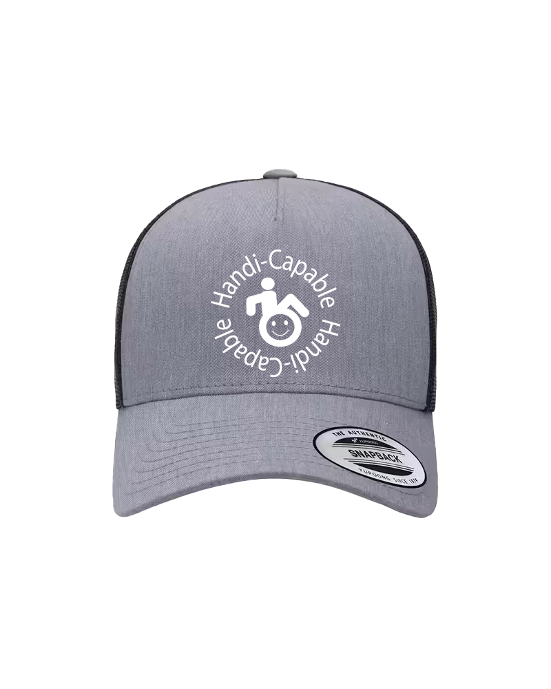 Curved-Brim Snapback Hat