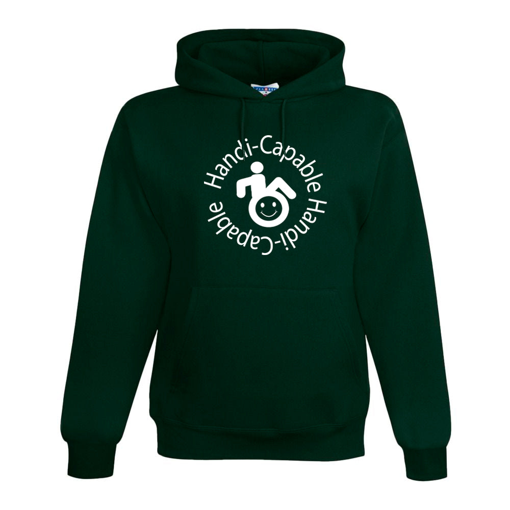 Handi-Capable Hoodie/White Logo