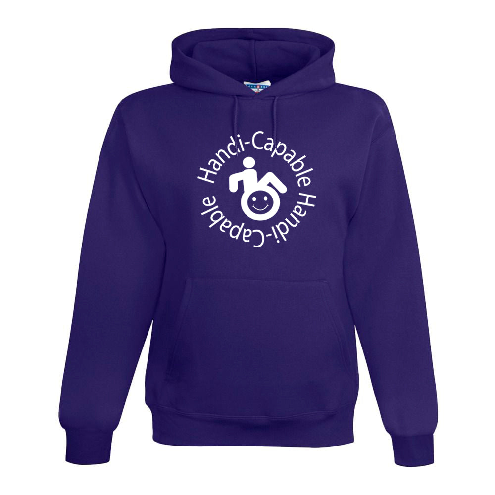 Handi-Capable Hoodie/White Logo
