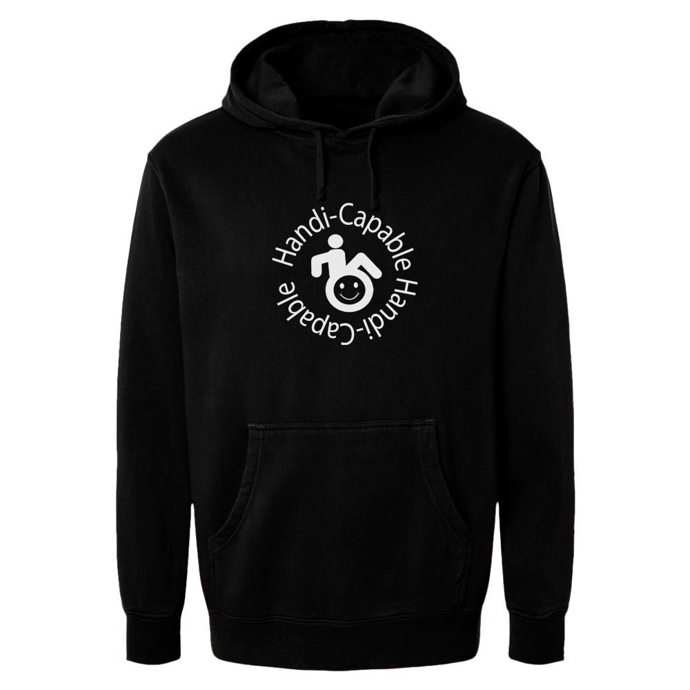 Handi-Capable Hoodie/White Logo