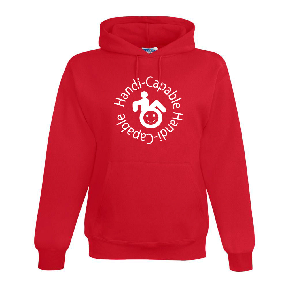 Handi-Capable Hoodie/White Logo